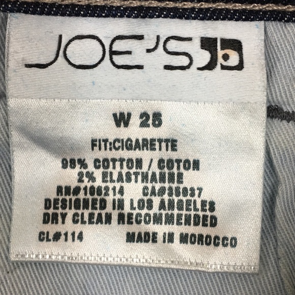 Joe's Jeans Cigarette Dark Wash Women's Jeans - Picture 6 of 6